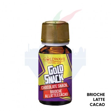 CHOCOLATE SNACK - Gold Snack - Aroma Concentrato 10ml - Goldwave