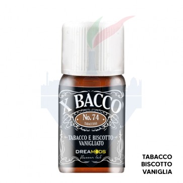 X BACCO No.74 - Tabaccosi - Aroma Concentrato 10ml - Dreamods