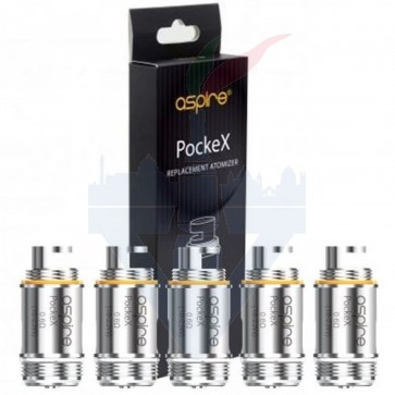 Testine Coil PockeX 0,6 ohm - Aspire