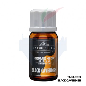BLACK CAVENDISH - Organic 4 Pod - Aroma Concentrato 10ml - La Tabaccheria