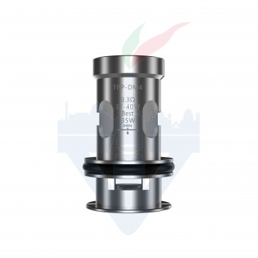 Testine Coil di Ricambio TPP-DM4 0,3ohm Confezione da 3 Pezzi - Voopoo