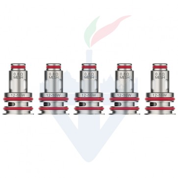 Testine Coil di Ricambio GTX-2 0,8ohm a Mesh Confezione da 5 Pezzi - Vaporesso