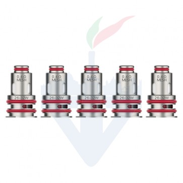 Testine Coil di Ricambio GTX-2 0,4ohm a Mesh - 5 Pezzi - Vaporesso