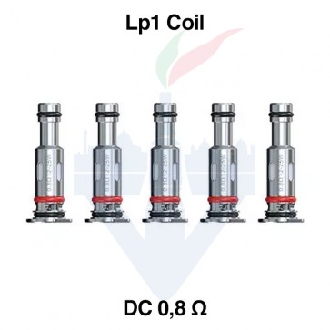 Testine Coil LP1 DC 0,8ohm Confezione da 5 Pezzi - Smok