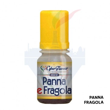 PANNA E FRAGOLA - Cremosi - Aroma Concentrato 10ml - Cyber Flavour