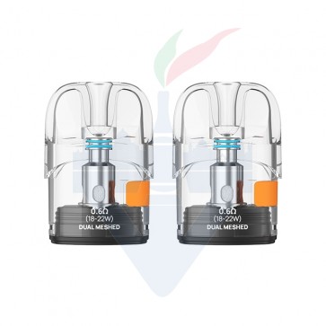 Pod di Ricambio per Pixo Dual Mesh 0,6ohm 3ml - 2 Pezzi - Aspire