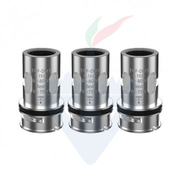 Testine Coil di Ricambio TPP-DM1 0,15ohm Confezione da 3 Pezzi - Voopoo