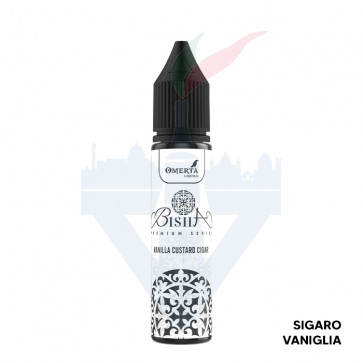 VANILLA CUSTARD CIGAR - Bisha - Aroma Mini Shot 10ml - Omerta Liquids
