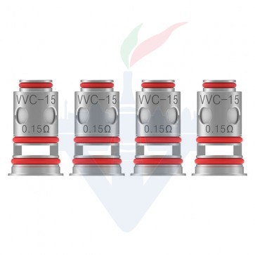 Testine di Ricambio VVC-15 Coil 0,15ohm - 4 Pezzi - Vandy Vape
