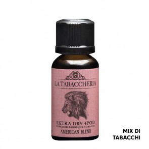 AMERICAN BLEND - Extra Dry 4Pod - Aroma Shot 20ml in 20ml - La Tabaccheria