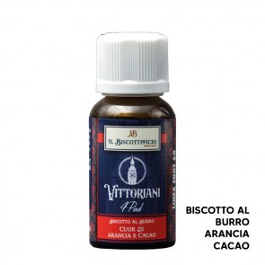 CUOR DI ARANCIA E CACAO - Vittoriani 4Pod - Aroma Shot 20ml in 20ml - Il Biscottificio Roma