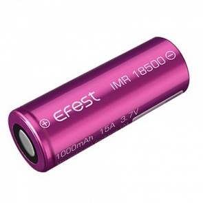 IMR 18500 1000mAh 15A Flat Top - Efest