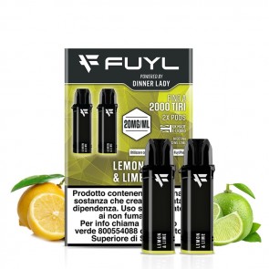 LEMON & LIME 20mg - Pod Precaricata Fuyl - 2 pezzi - Fuyl