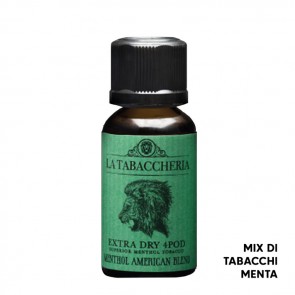 MENTHOL AMERICAN BLEND - Extra Dry 4Pod - Aroma Shot 20ml in 20ml - La Tabaccheria