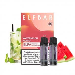 WATERMELON MOJITO 20mg - Pod Precaricata ELFA - 2 Pezzi - Elf Bar