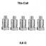 Testine Coil Tita 0,6ohm Confezione da 5 Pezzi - Veepon